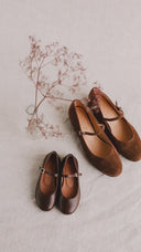 Rosalia ballet flats cognac brown - 48h
