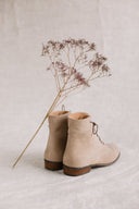 Trzewiki Klara welur beż - 48h