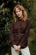 Pasek czarny krokodyl